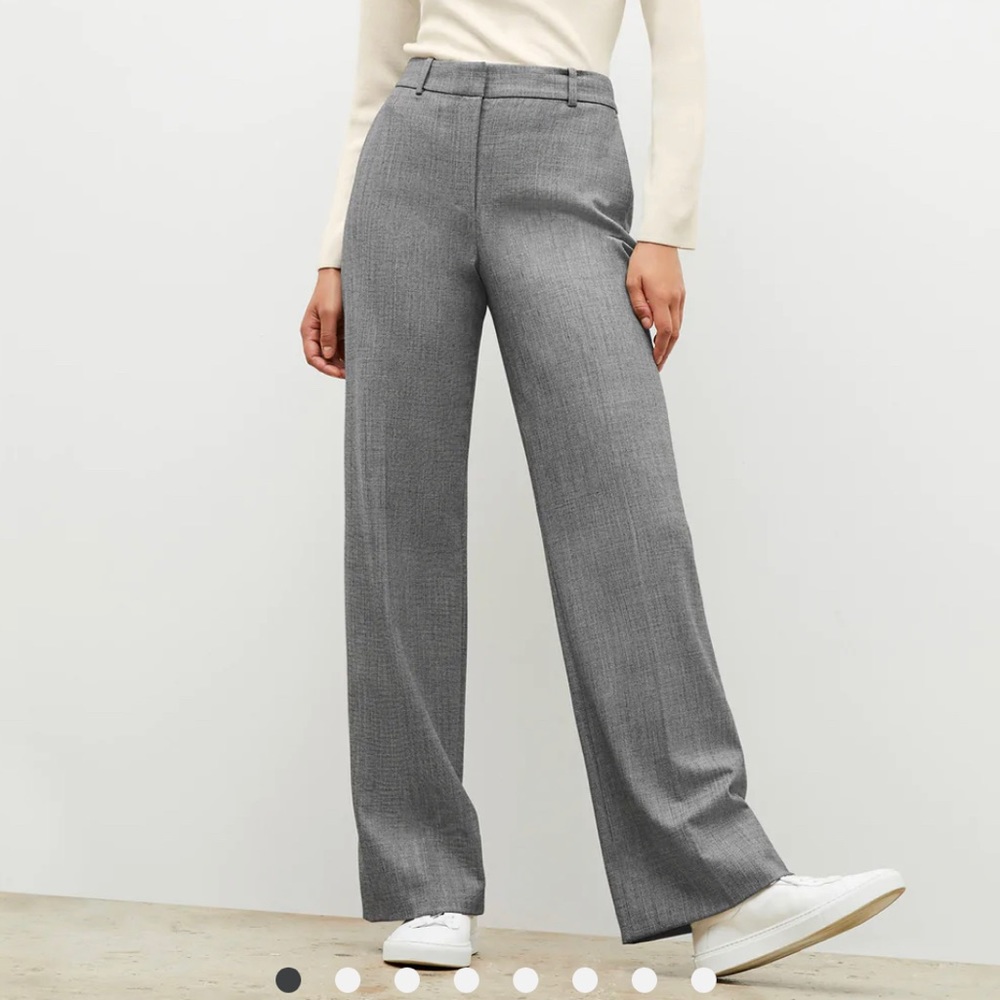 THEORY wide leg trousers 2 - Picture 1 of 9